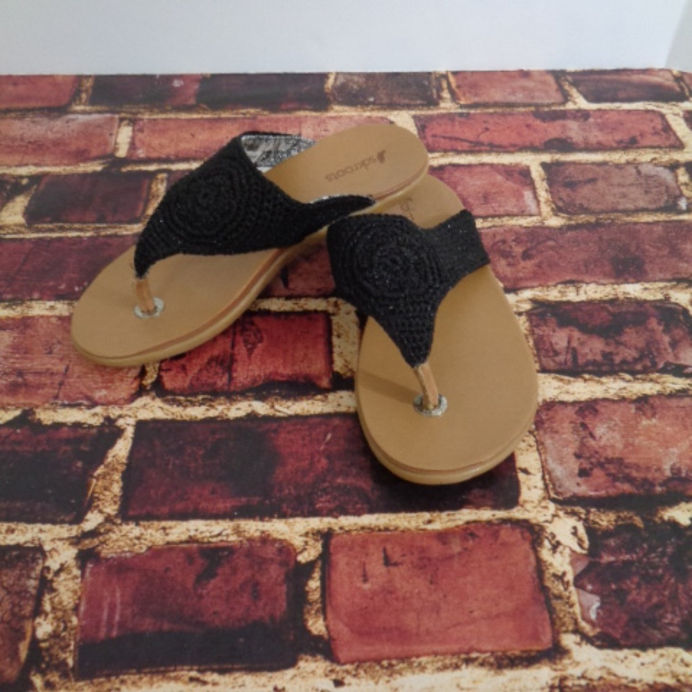 Sakroots Sarria Womans New Sandals Black Size 6